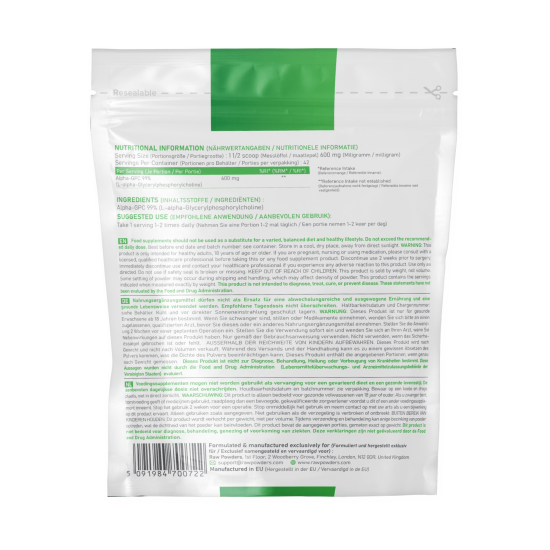 Alpha-GPC Powder 25 grams