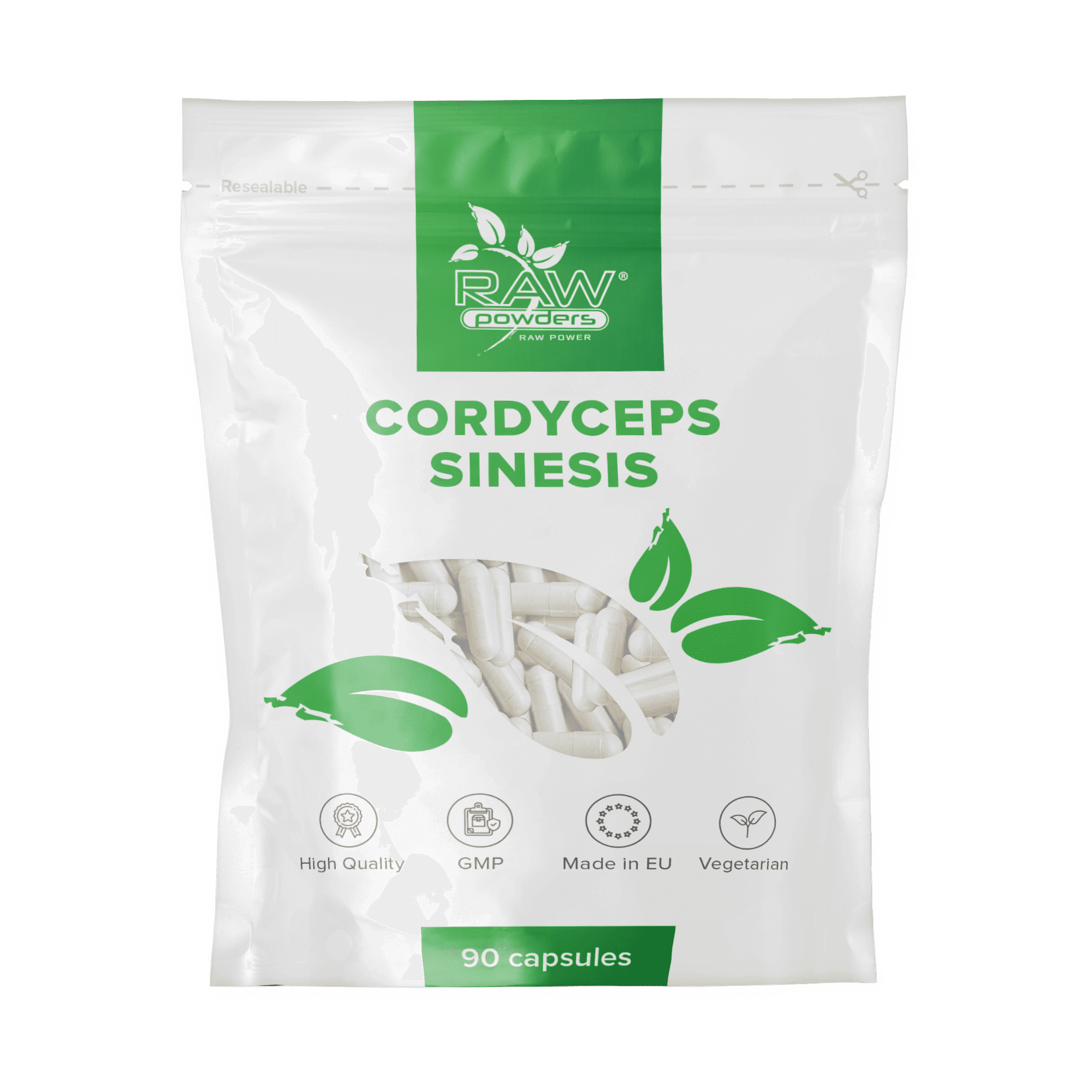 Cordyceps 750 mg. 90 Capsules