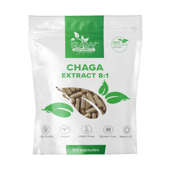 Chaga Extract 8:1 500mg 90 capsules