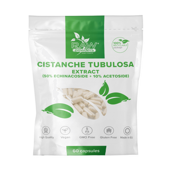 Cistanche tubulosa Extract 200mg 60 capsules (50% Echinacoside + 10% Acetoside)