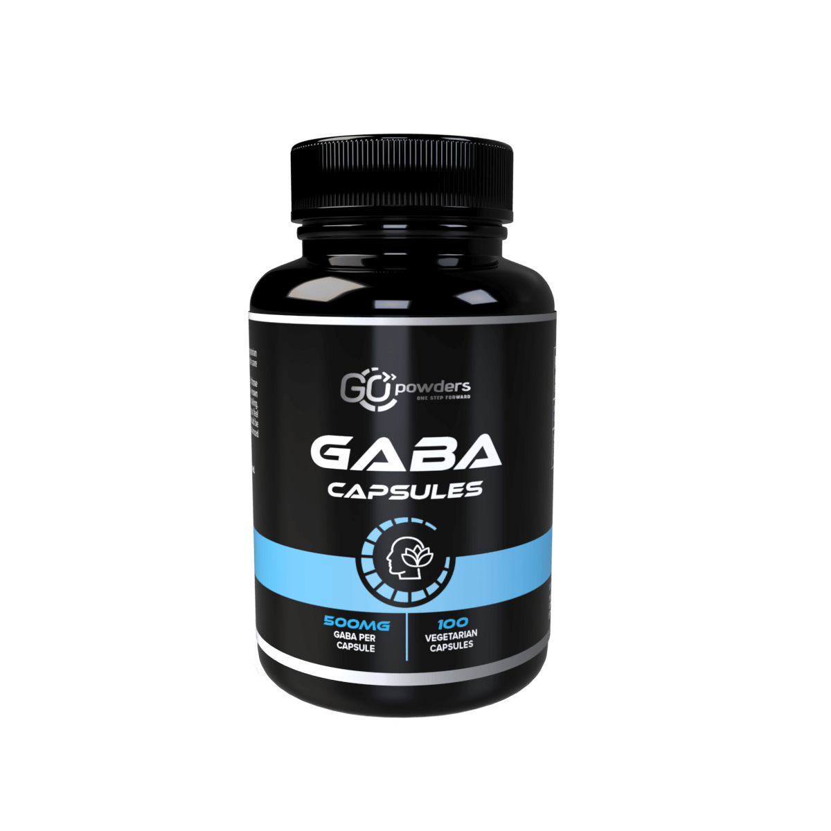 Go Powders Gaba 500 mg. 100 Capsules