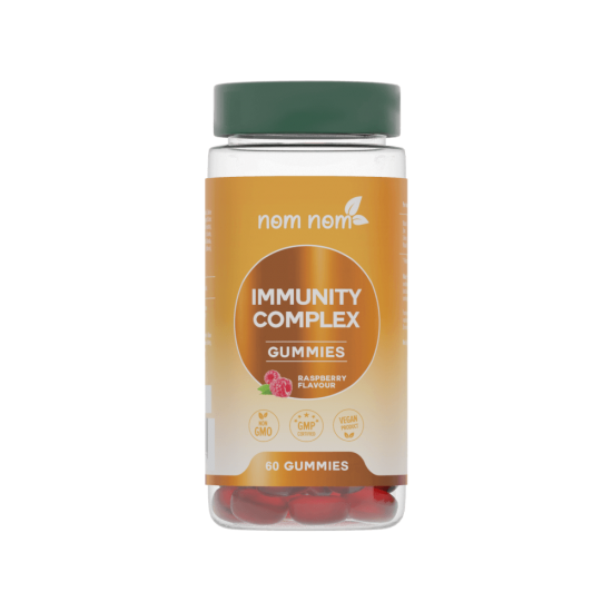 Nom Nom Immunity complex (60 Raspberry flavor gummies)