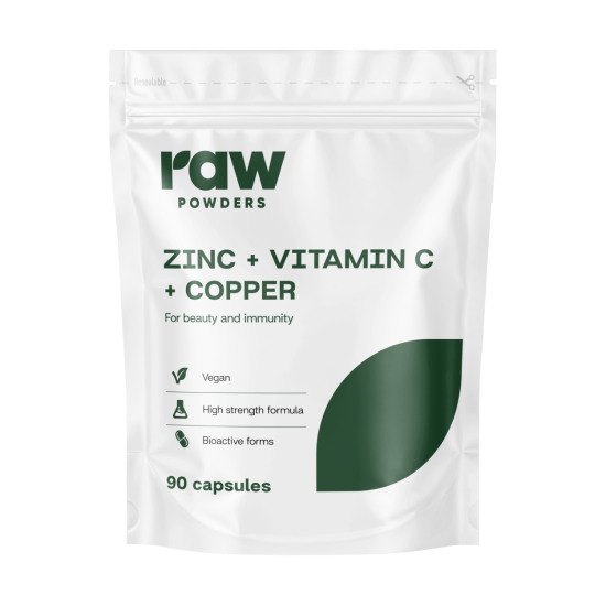 Zinc + Vitamin C + Copper 90 capsules