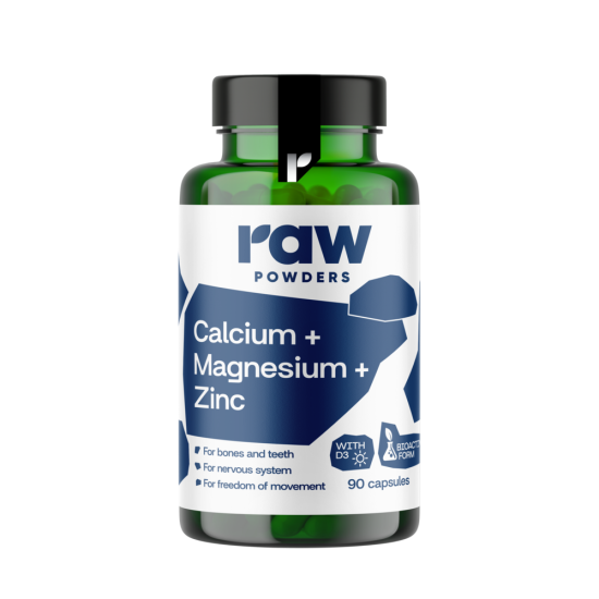 Calcium, Magnesium, Zinc PLUS,  90 capsules